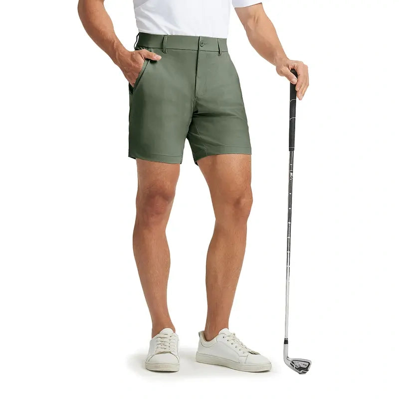 Men's 7" Quick Dry Golf Shorts with Pockets