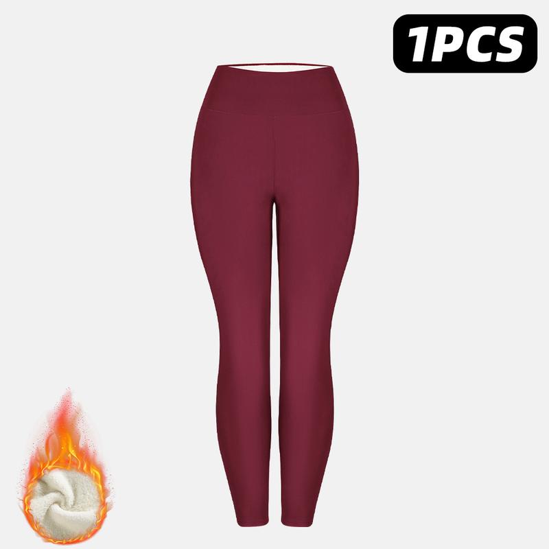 Thermal Thick FLeece Lined Leggings for Winter Warm Against Cold