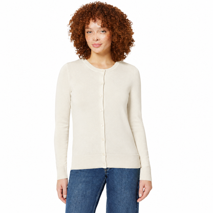 Women's Soft Fine-Knit Button-Front Cardigan Multipacks