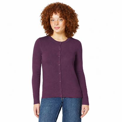 Women's Soft Fine-Knit Button-Front Cardigan Multipacks