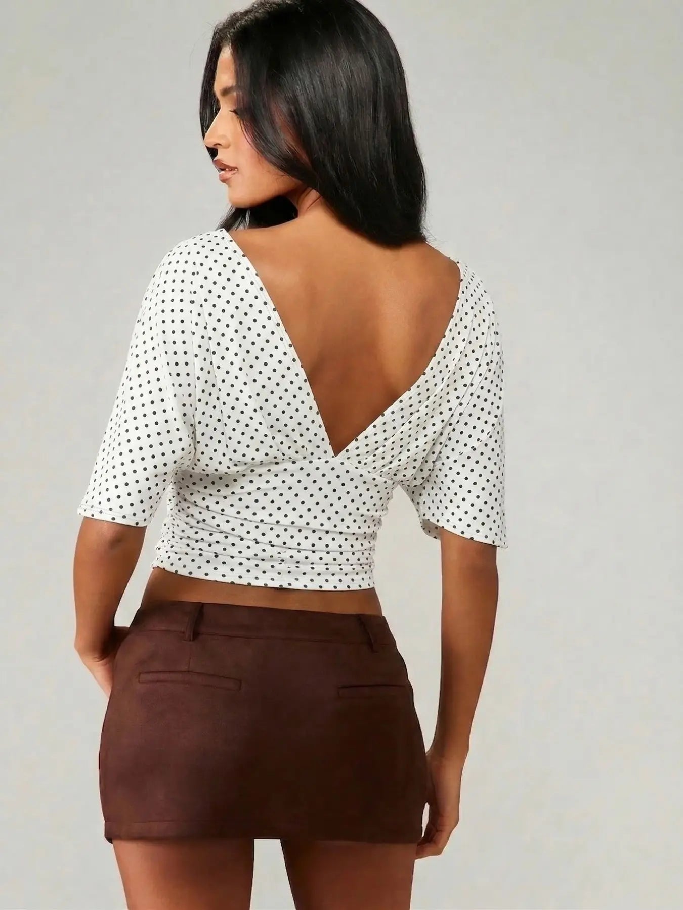 Women's Slimming Backless Bodycon T-Shirt - All Seasons Fashion