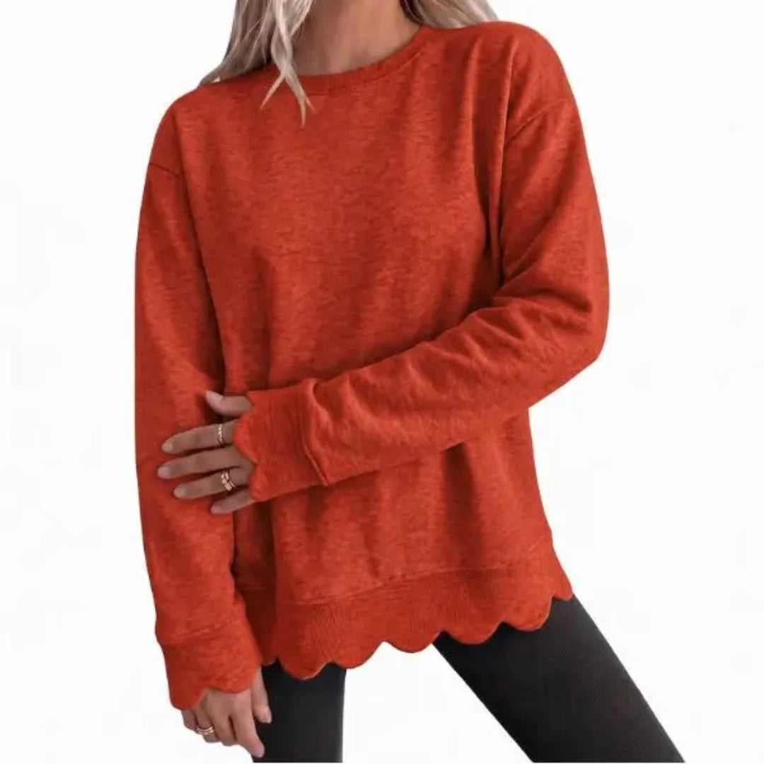 womens-oversized-scallop-hem-sweatshirt