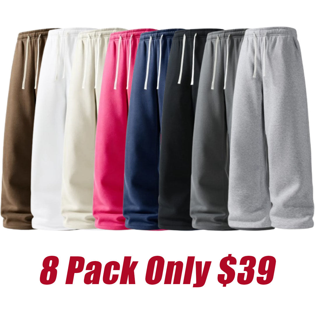 Ultra-Soft Wide-Leg Sweatpants for Men
