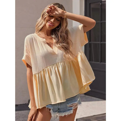 imily-bela-babydoll-peplum-top