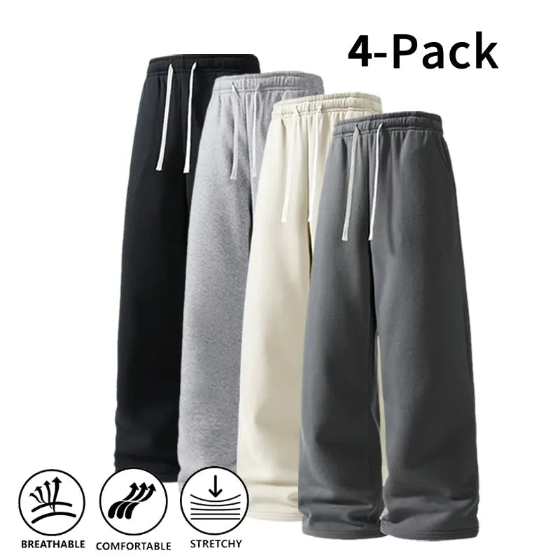 Ultra-Soft Wide-Leg Sweatpants for Men