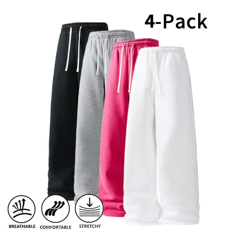 Ultra-Soft Wide-Leg Sweatpants for Men