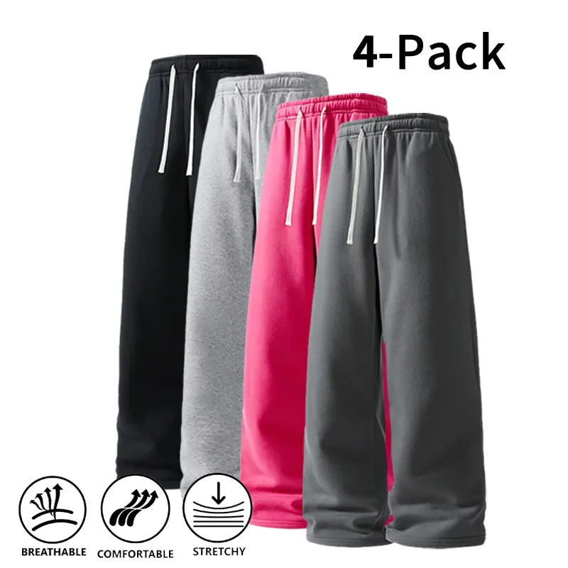Ultra-Soft Wide-Leg Sweatpants for Men