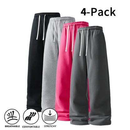 Ultra-Soft Wide-Leg Sweatpants for Men