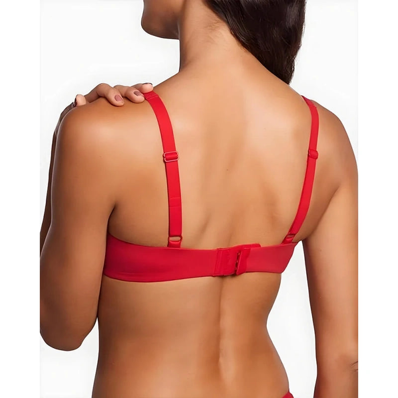 Underwire Support Seamless Unlined Balconette Bra