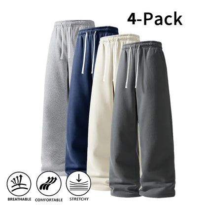 Ultra-Soft Wide-Leg Sweatpants for Men