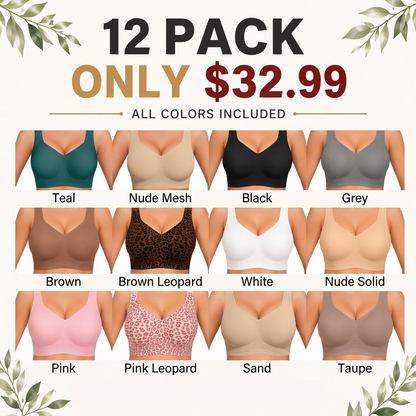Women Jelly Bras Wirefree Full Coverage