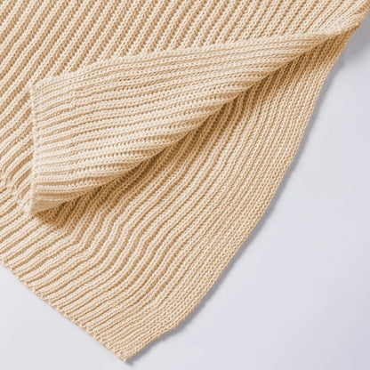 Women's Oversized Puff Short Sleeve Knit Sweater