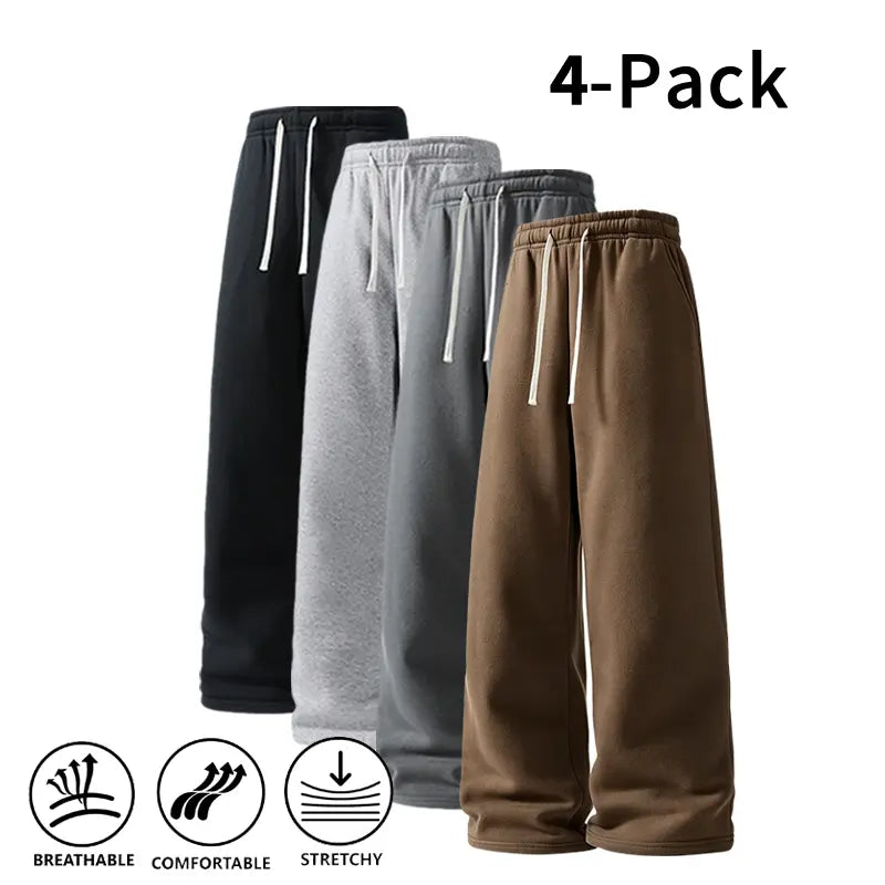 Ultra-Soft Wide-Leg Sweatpants for Men
