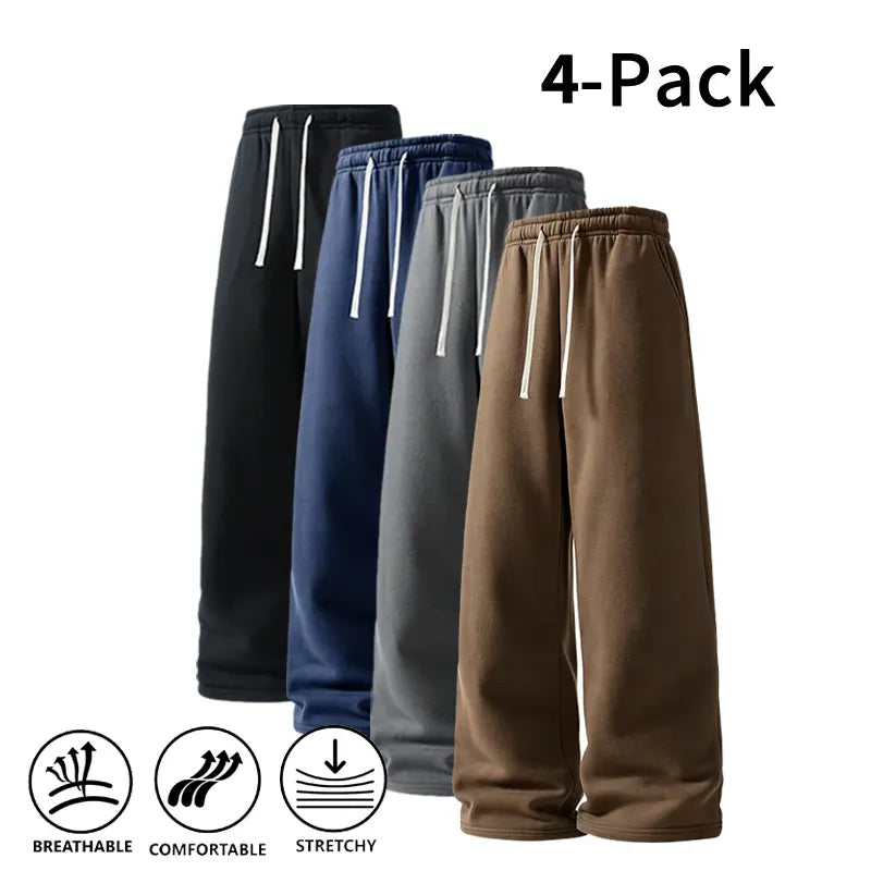 Ultra-Soft Wide-Leg Sweatpants for Men