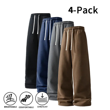 Ultra-Soft Wide-Leg Sweatpants for Men
