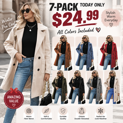 ⏰BLACK FRIDAY SPECIAL💥7-COLOR WOOL Coat🔥Last Day 95% OFF🔥