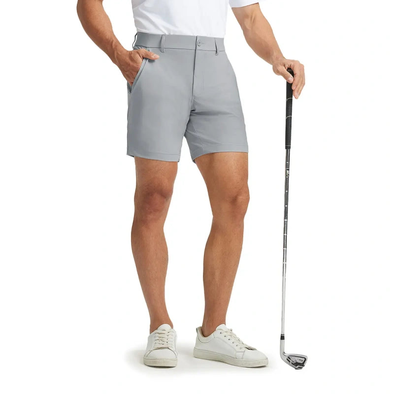 Men's 7" Quick Dry Golf Shorts with Pockets