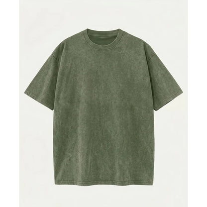 Women's Oversized Vintage Acid-Wash Cotton Tee