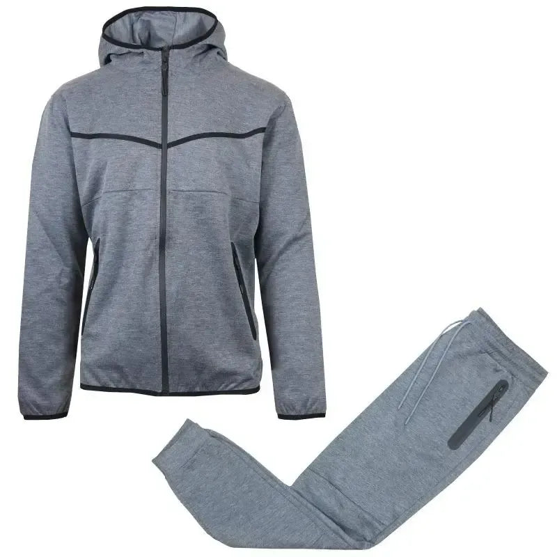 Men's 5-Piece Fleece Zip Hoodie & Jogger Sets