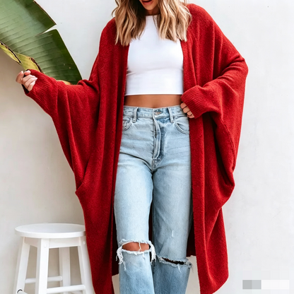 Women's Longline Cardigan – Dolman Sleeves