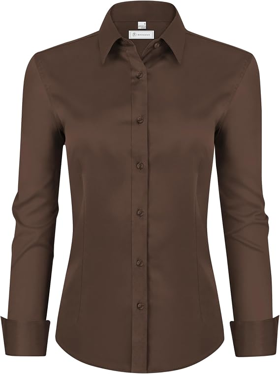 💚Womens Classic-Fit Dress Shirts