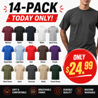 14-Pack $24.99 (All colors)