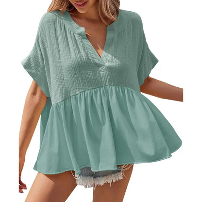 imily-bela-babydoll-peplum-top