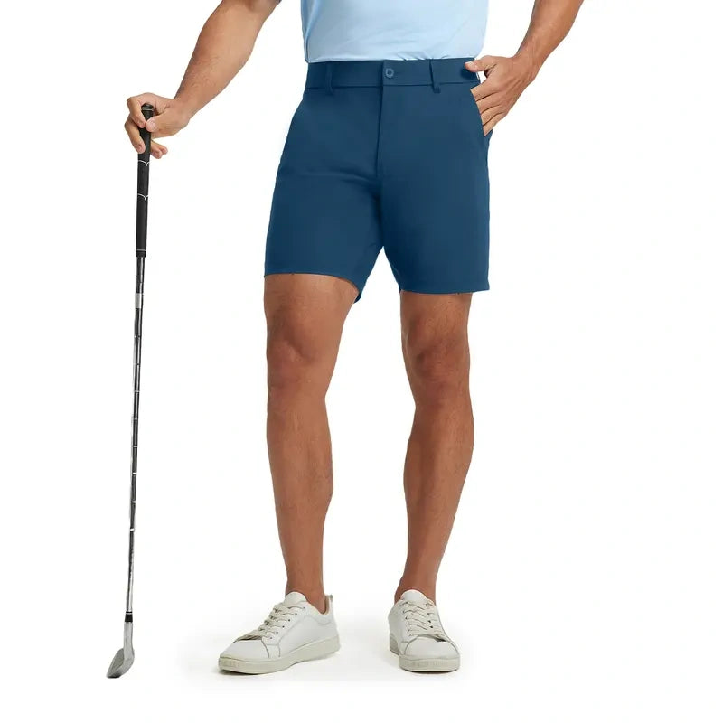Men's 7" Quick Dry Golf Shorts with Pockets