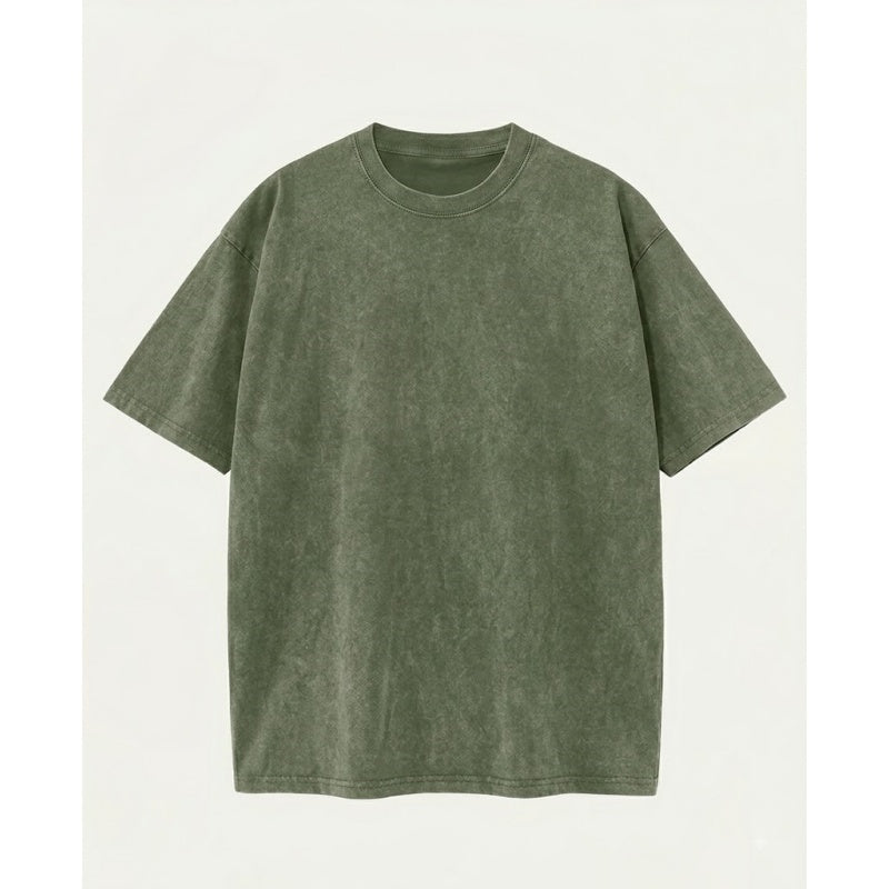🔥Men’s Oversized Vintage Acid-Wash T-Shirt