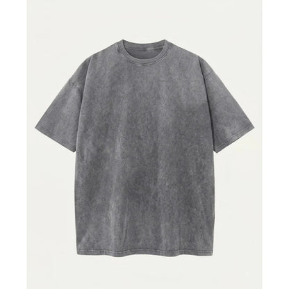 Women's Oversized Vintage Acid-Wash Cotton Tee