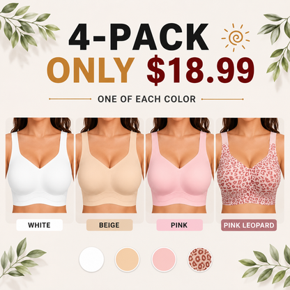 Women Jelly Bras Wirefree Full Coverage