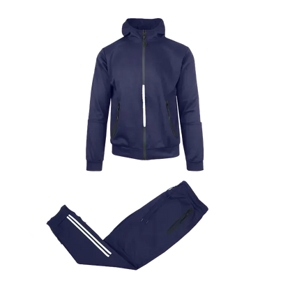 Men's 5-Piece Fleece Zip Hoodie & Jogger Sets