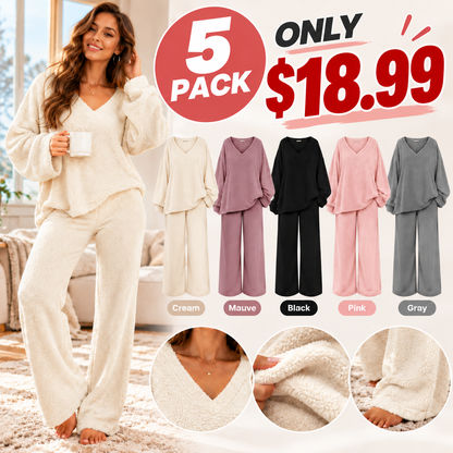 Women's 2-Piece Fleece Matching Set,2 Piece Sets Women