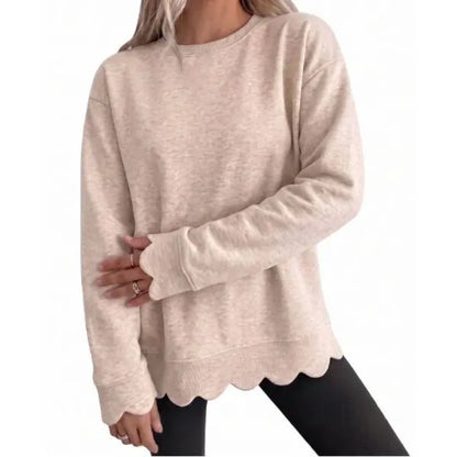 womens-oversized-scallop-hem-sweatshirt