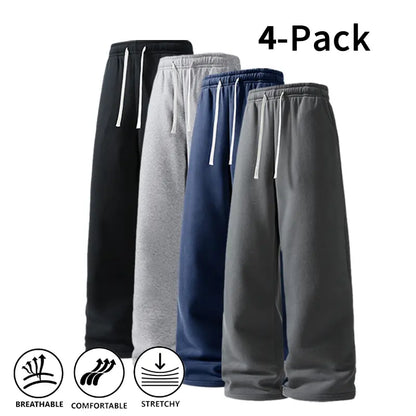 Ultra-Soft Wide-Leg Sweatpants for Men