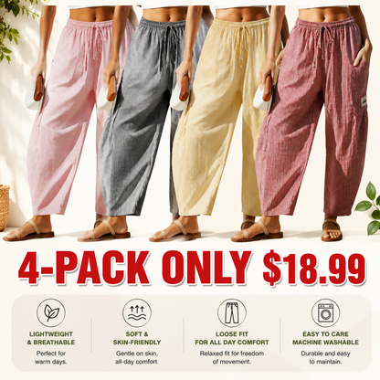 Womens Wide Leg Gingham Striped Plaid Pants
