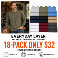 18-Pack(Two pieces of each color)