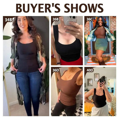 Built-In Comfort Bra Tank Top 💖