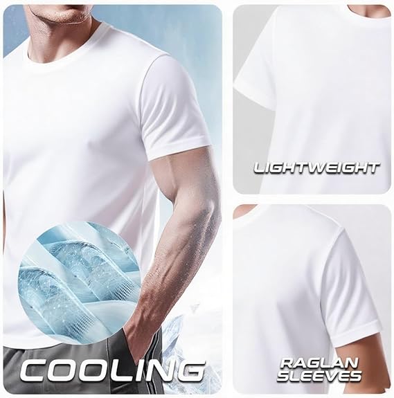 Men's Pure Cotton Short Sleeve T-Shirt