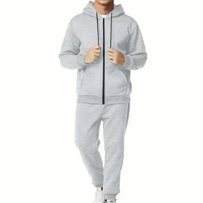 Men's 5-Piece Fleece Zip Hoodie & Jogger Sets