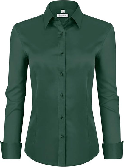 💚Womens Classic-Fit Dress Shirts