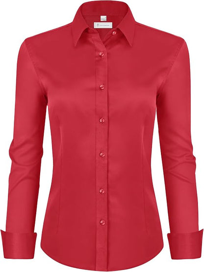 💚Womens Classic-Fit Dress Shirts