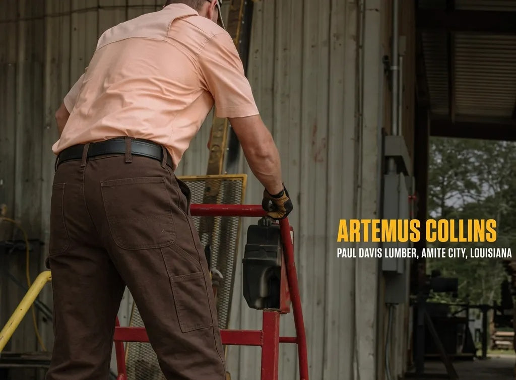 Men's Stretch Relaxed Straight Work Pants