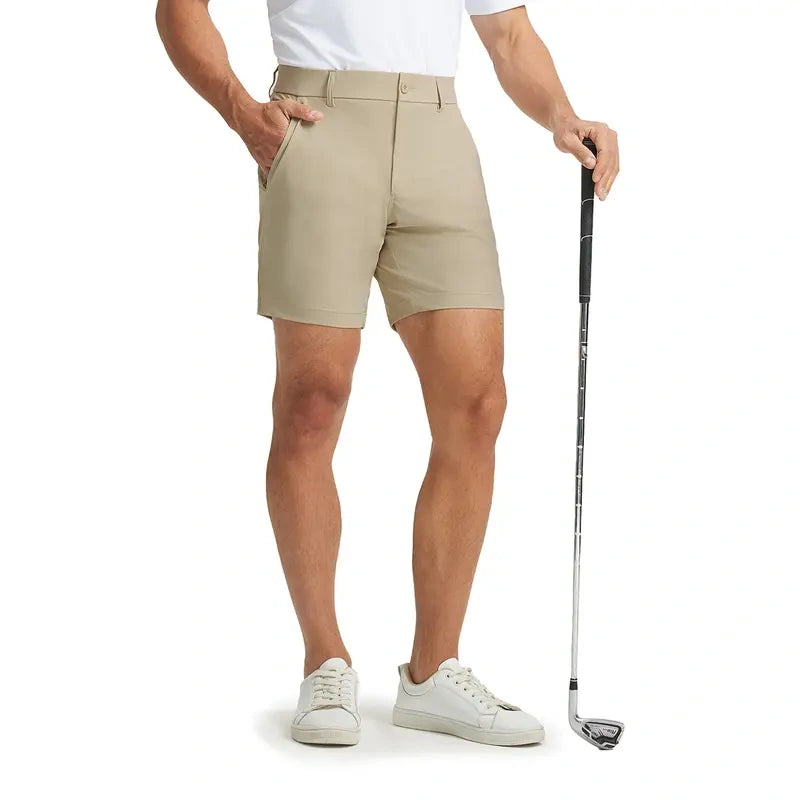 Men's 7" Quick Dry Golf Shorts with Pockets