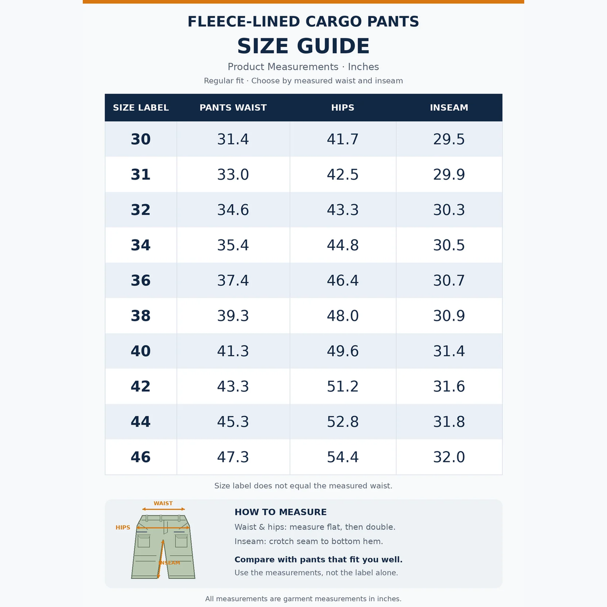 Men's Fleece-Lined Tactical Cargo Pants