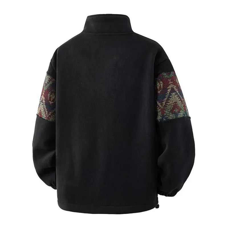mens-retro-patterned-fleece-lined-cardigan