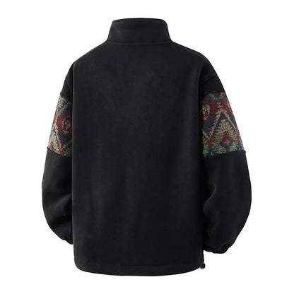 mens-retro-patterned-fleece-lined-cardigan