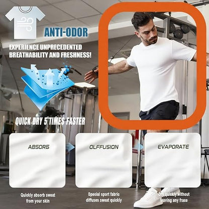 Men's Pure Cotton Short Sleeve T-Shirt