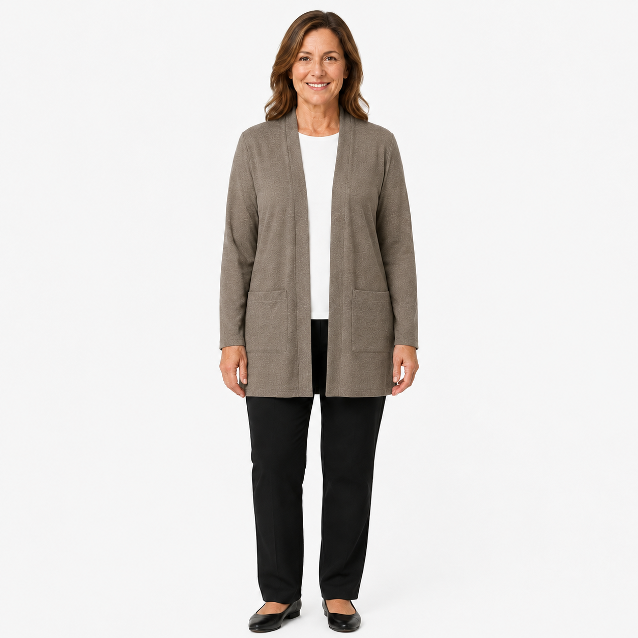 Women's Lightweight Open-Front Longline Cardigan Bundles