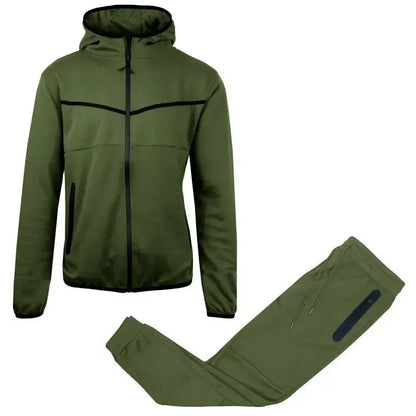 Men's 5-Piece Fleece Zip Hoodie & Jogger Sets
